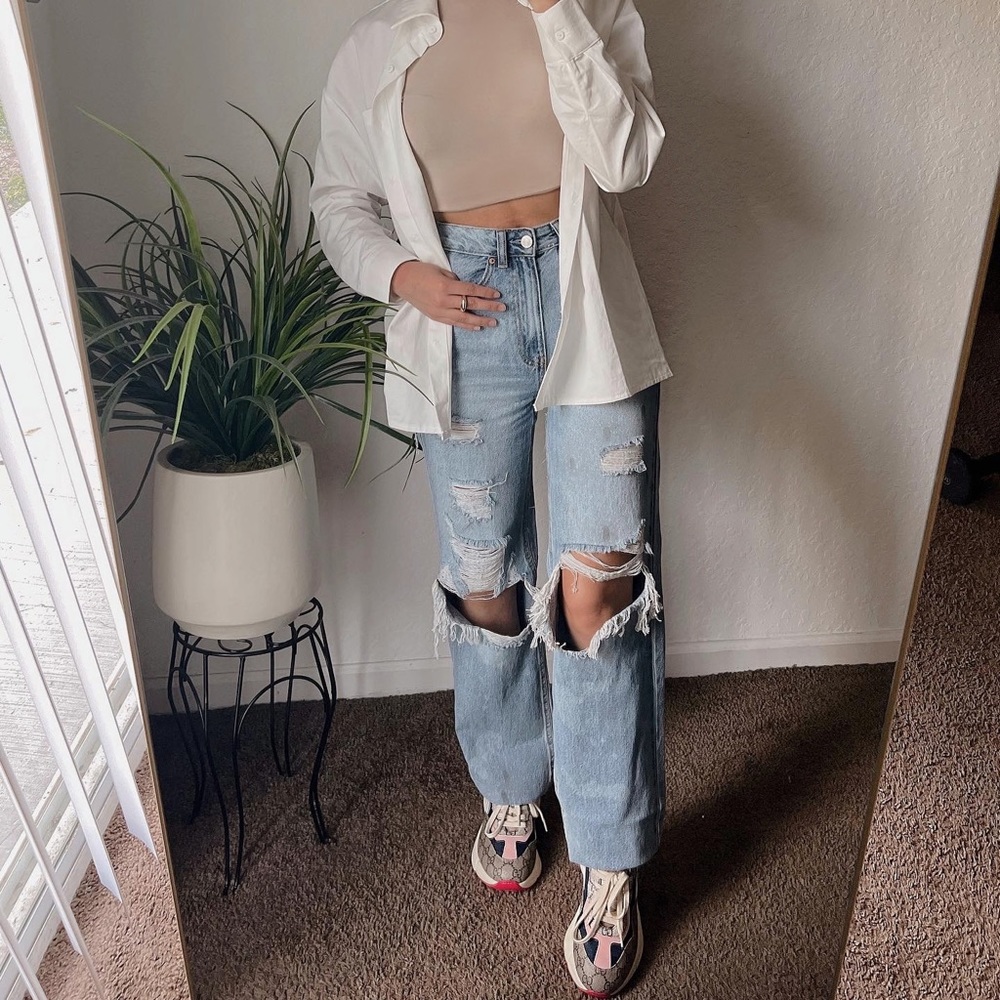 PACSUN Distressed 90’s Boyfriend Jeans 🖤 - Size 23
